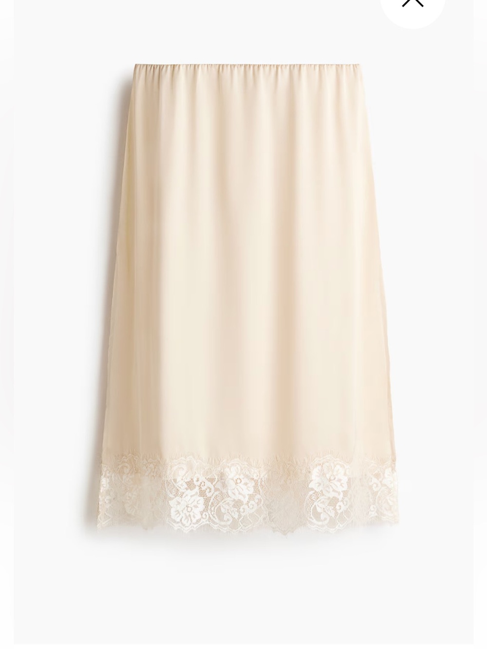 NWT H&M Lace-Trim Skirt